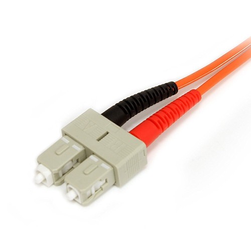 5m Fiber Optic Cable - Multimode Duplex 62.5/125 - LSZH - LC/SC - OM1 - LC to SC Fiber Patch Cable