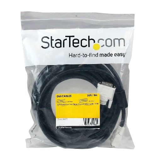 StarTech 30 ft DVI-D Dual Link Cable – M/M - 30ft