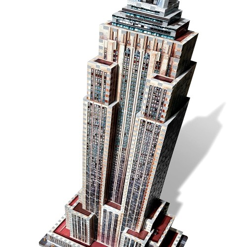 Empire State Building, 975 Piece 3D Jigsaw Puzzle Made by Wrebbit Puzz-3D