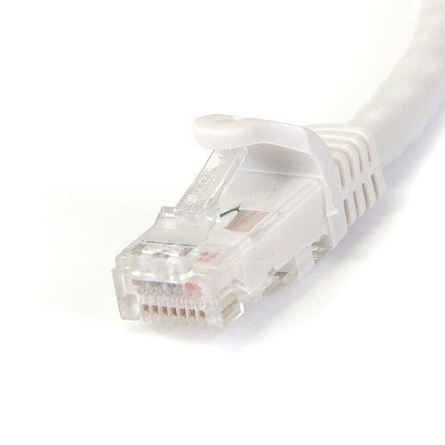StarTech 100 ft White Cat6 / Cat 6 Snagless Patch Cable 100ft
