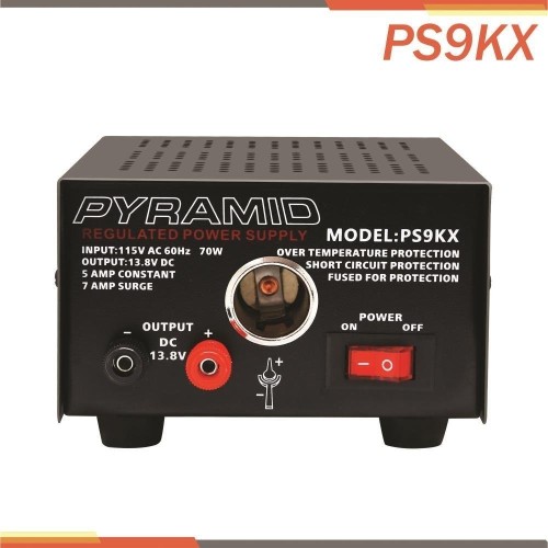 Pyramid PS9KX 5A/7A Power Supply with Cigarette Lighter Plug
