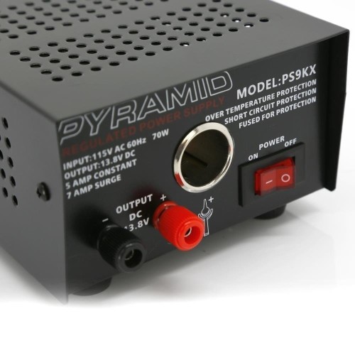 Pyramid PS9KX 5A/7A Power Supply with Cigarette Lighter Plug