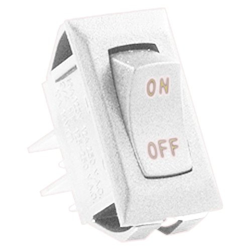 JR Products 12581-5 Labeled 12V White Switch - Pack of 5