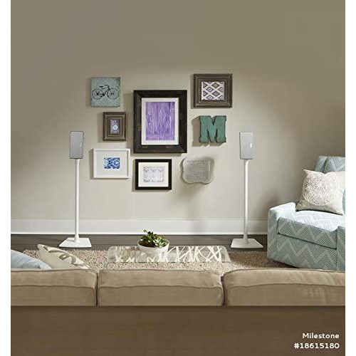 Sanus WSS2 Speaker Stands for SONOS PLAY 1 and PLAY 3 Speakers