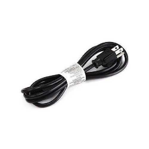Monoprice 107688 6-Feet 18AWG 3 Prong AC Power Cord Cable for Laptop/Notebook C-5/5-15P, Black