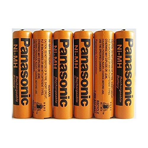 Panasonic NiMH AAA Rechargeable Battery for Cordless Phones x six 6 aaa 700 mah 1.2v batteries