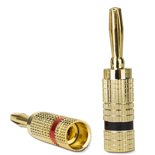 General Electric GE AV22638 Premium Banana Plug Speaker Wire Connectors