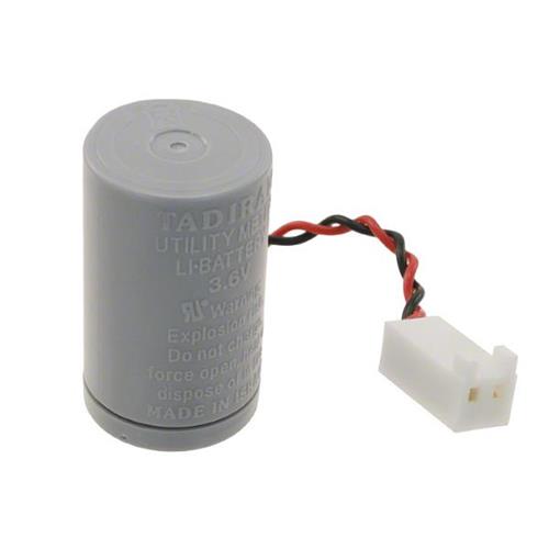Tadiran TL-5276/W 3.6V 1.0 Ah Lithium Battery w/ 2 Pin Connector