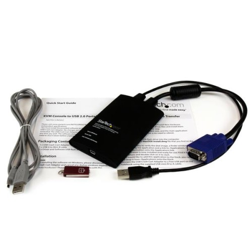 StarTech KVM Console to Laptop USB Portable Crash Cart