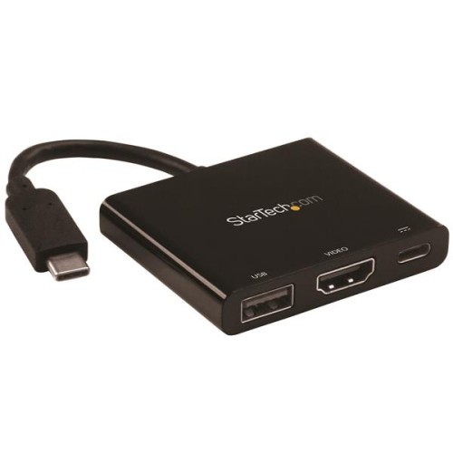 Adaptateur multifonction USB-C à HDMI 4K avec Power Delivery et port USB-A de StarTech