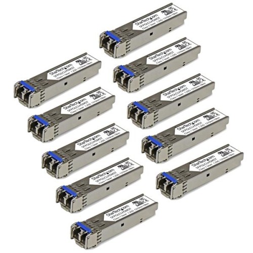 StarTech 10-Pack Gigabit Fiber SFP Transceiver for Cisco GLC-LH-SM