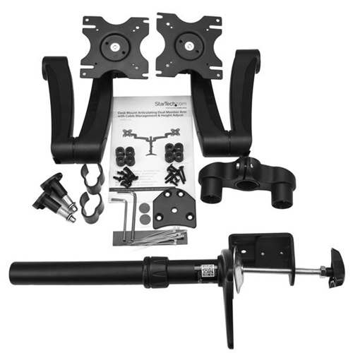 Support à oeillets pour deux moniteurs ou bureau avec bras articulés de StarTech