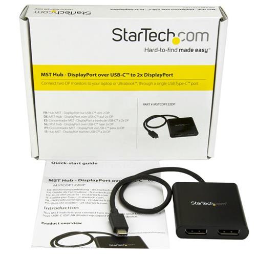 StarTech USB-C to DisplayPort Multi Monitor Splitter