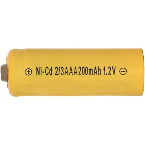 16-Pack 2/3 AAA NiCd Button Top Batteries