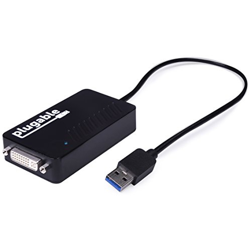 Plugable USB 3.0 to VGA / DVI / HDMI Video Graphics Adapter for Multiple Monitors up to 2048x1152 / 1920x1080 (Supports Window