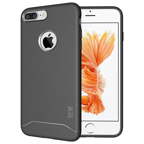 Tudia Fitted Soft Shell Case for iPhone 7 Plus - Gray