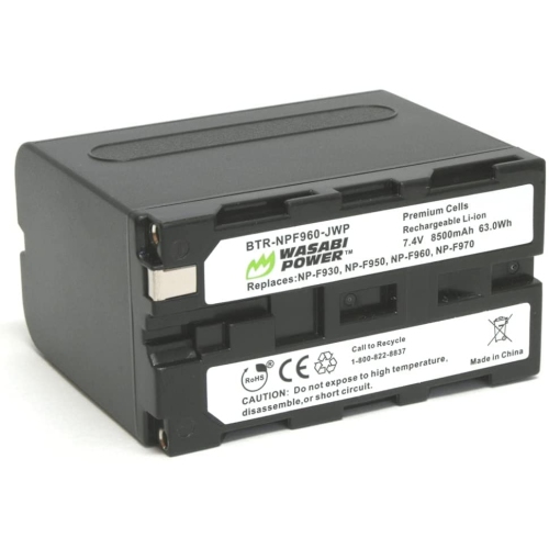 Wasabi Power Battery for Sony NP-F975, NP-F970, NP-F960, NP-F950 and Sony DCR-VX2100, DSR-PD150, DSR-PD170, FDR-AX1,