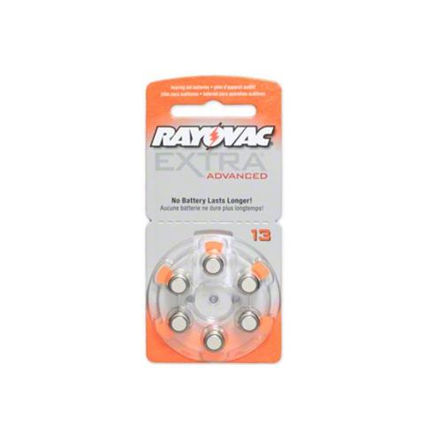 30-Pack Size 13 Rayovac Hearing Aid Batteries