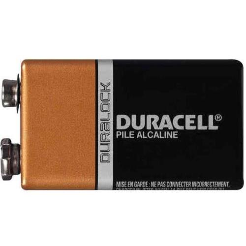 12-Pack 9 Volt Duracell Alkaline Batteries