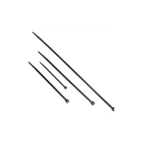 C2G 11.5in Releasable/Reusable Cable Ties - Black - 50pk