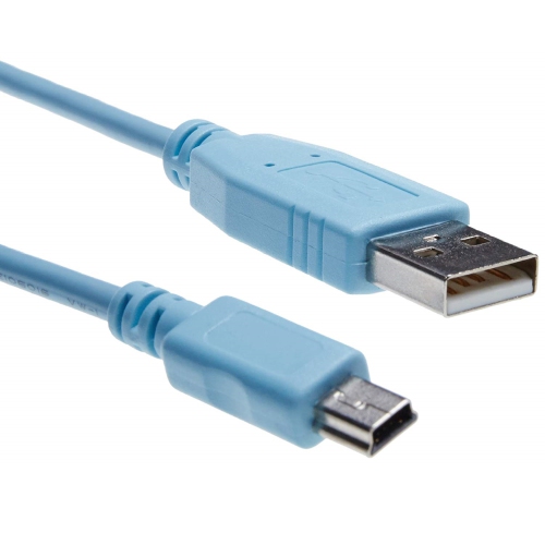 USB Console Cable Cisco 6ft USB Type A and mini B CAB-CONSOLE-USB