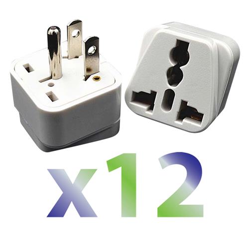 Exian Universal to North America Adapter, pack x 12