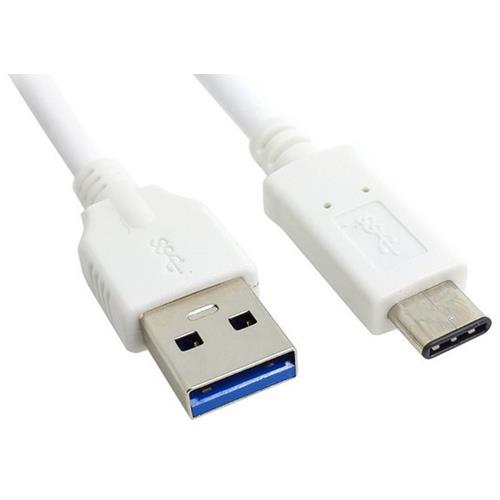 Exian USB Type-C to USB Sync/Charge Thick Cable 1 Meter in White