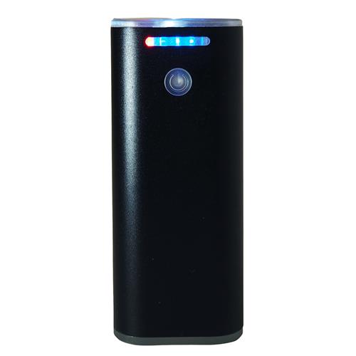 Exian Power Bank 7800 mAh with Flash Light in Black