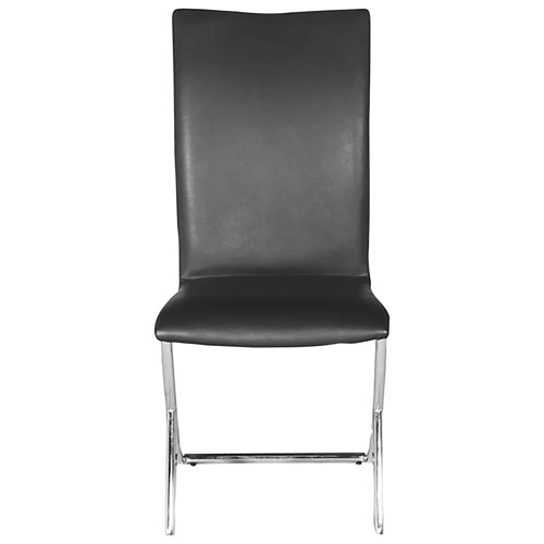 Alsip Faux Leather Dining Chair Set Of 2 Black Best Buy Canada