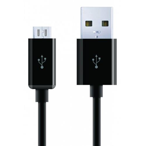 Exian Micro USB to USB Sync/Charge Cable 1 Meter in Black