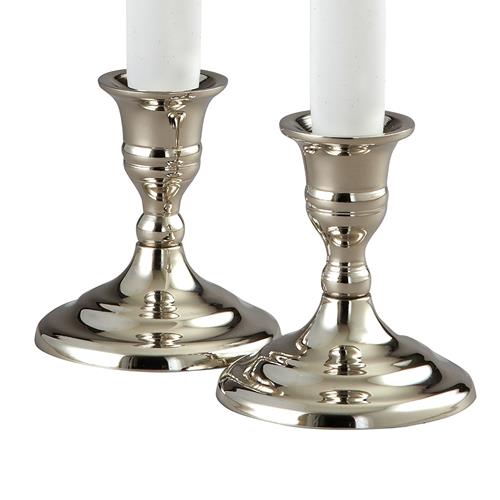 Elegance Hampton Pair of Candlesticks, 3.5" H