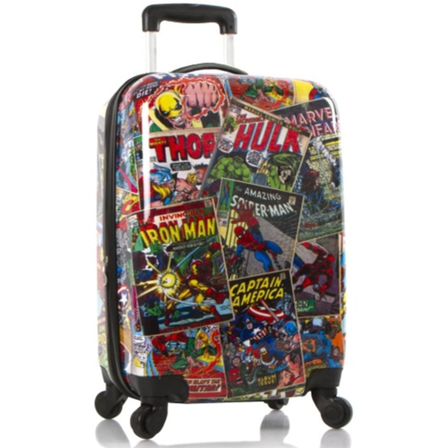 Marvel Comics Luggage Set Spinner Carry-on Suitcase 2 Pcs Set - 26 Inch, 21 Inch