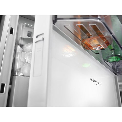 KitchenAid 36" 23.8 Cu. Ft. Counter-Depth French Door Refrigerator - Black