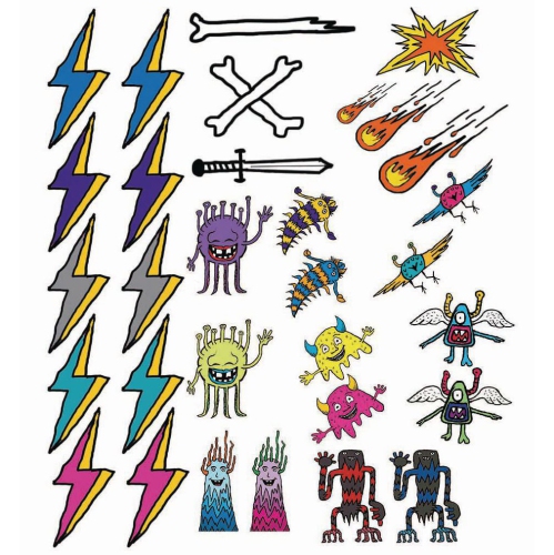 Wicked Audio Rad Rascal The Kid Safe Headphones, Sky Blue and Slime