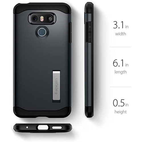 Spigen Slim Armor Case for LG G6 - Metal Slate