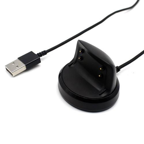 Chargeur sans fil StrapsCo en blanc pour Samsung Gear S3, Frontier et Classic