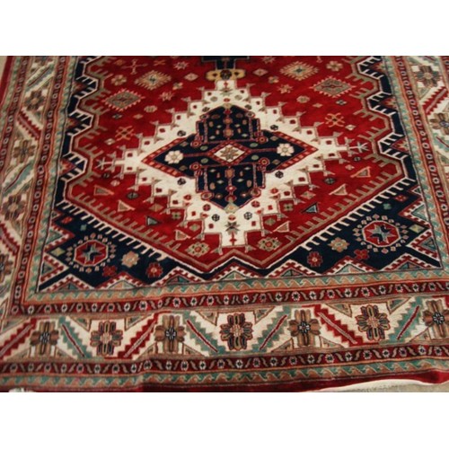 Rectangle Area Rug Shirvan Kuba Fine Veg Dye Hand Knotted Carpet'