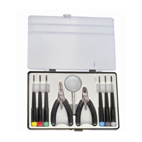 Jeu de tournevis HVTools avec loupe