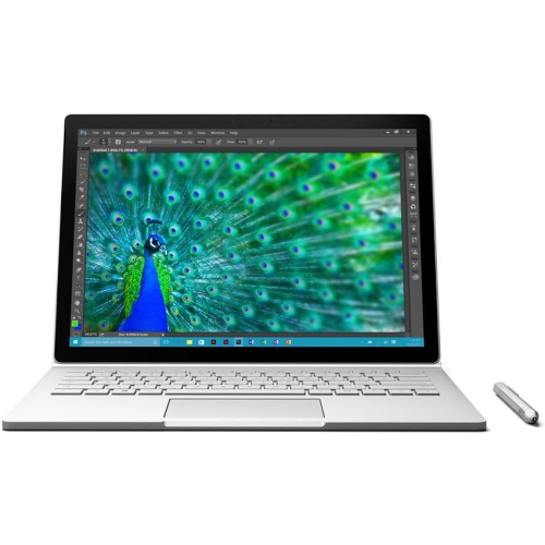 Microsoft Surface book 9ER-00001 13.5" Touchscreen Laptop - Silver - English