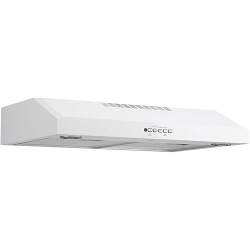 GE 30" Under Cabinet Range Hood - White