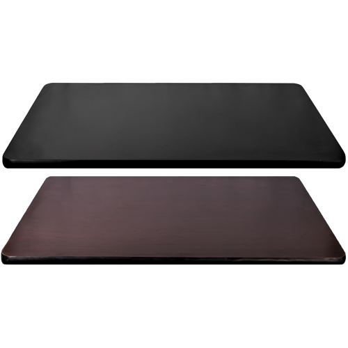 Black/Mahogany Reversible Laminate Table Top 60" x 30" Best Buy Canada