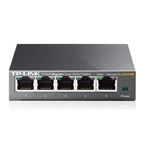 TP-LINK 5-PORT GIGABIT ETHERNET WEB MANAGED EASY SMART SWITCH