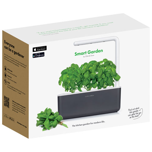 Click and Grow Smart Indoor Garden SGS8US with Basil Seed