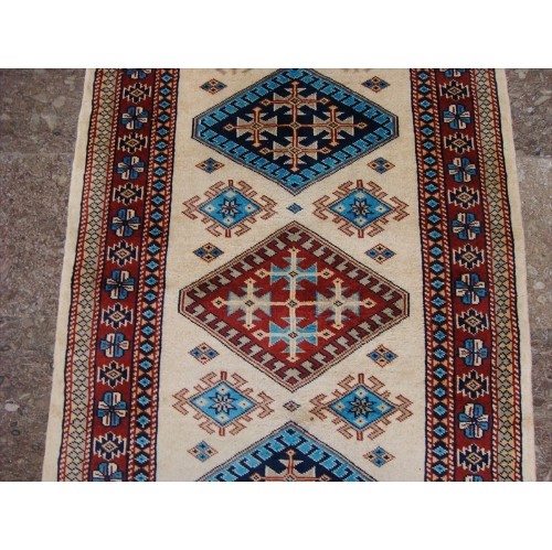Excellent Kazak Shirvan Kuba Rectangle Wool Carpet Hand Knotted Runner Rug'