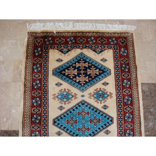 Excellent Kazak Shirvan Kuba Rectangle Wool Carpet Hand Knotted Runner Rug'