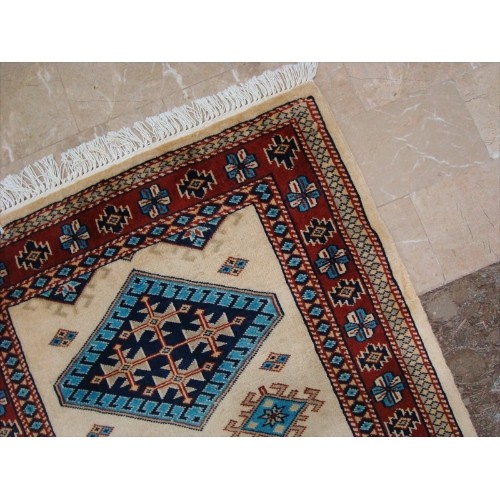 Excellent Kazak Shirvan Kuba Rectangle Wool Carpet Hand Knotted Runner Rug'