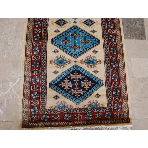 Excellent Kazak Shirvan Kuba Rectangle Wool Carpet Hand Knotted Runner Rug'