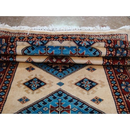 Excellent Kazak Shirvan Kuba Rectangle Wool Carpet Hand Knotted Runner Rug'