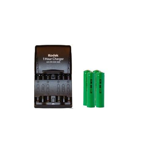 Kodak AA / AAA Smart Charger + 4 AAA NiMH Batteries