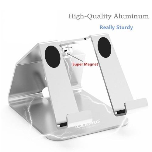 Support de bureau universel 3-en-1 de iPhone pour tablette, support pour téléphone intelligent ou station de chargement pour iPad et Apple Watch -